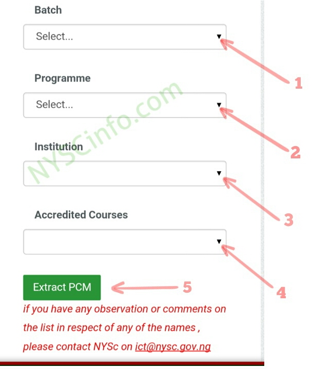 How to Check your Name on NYSC Graduation List