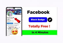 How to Get Free Black Tick Badge on Facebook 2024