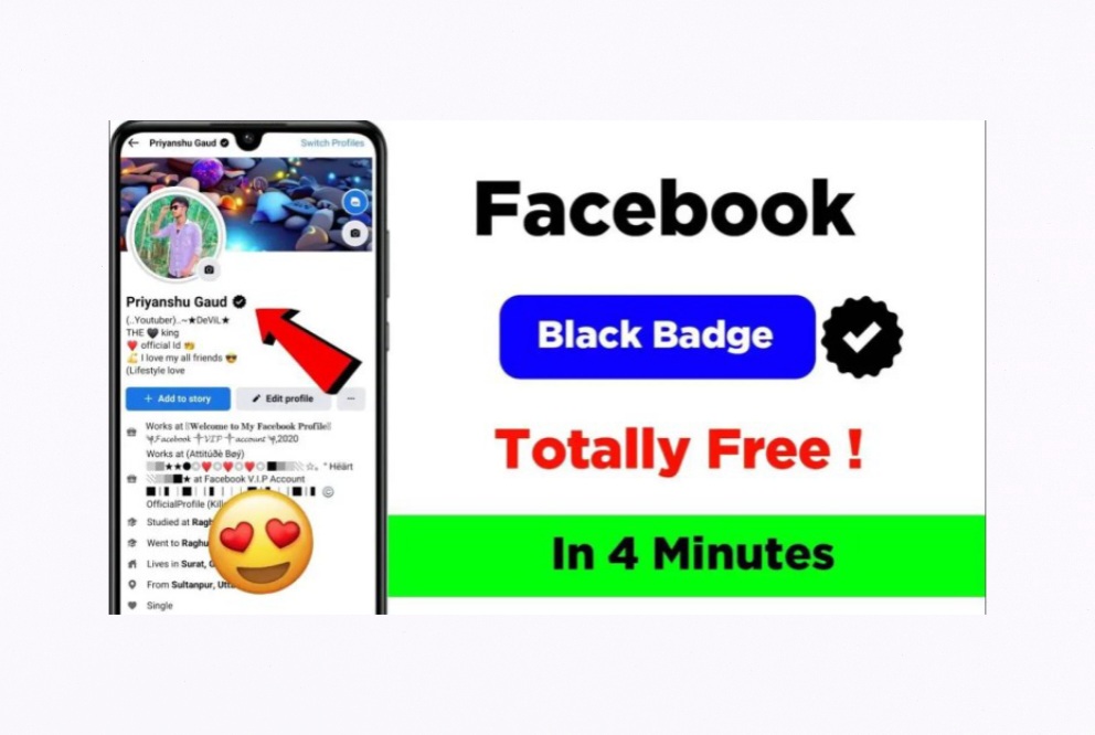 How to Get Free Black Tick Badge on Facebook 2024 